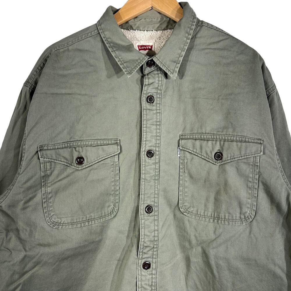 Levi's Sherpa Lined Button Up - image 2